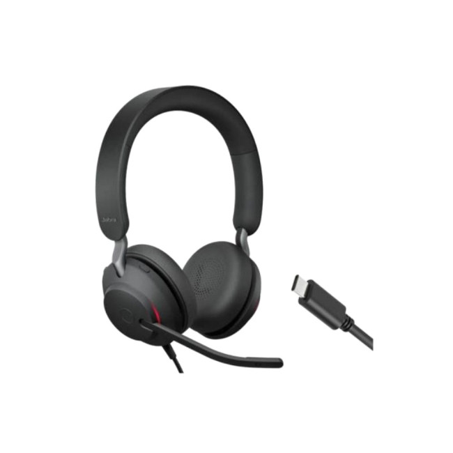 Jabra EVOLVE2 40 SE стерео слушалки, UC, USB-C, черен