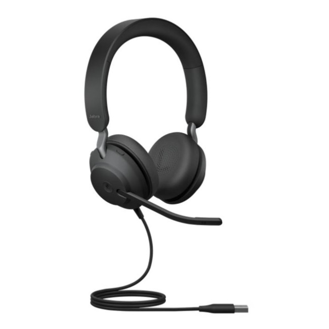 Jabra EVOLVE2 40 SE стерео слушалки, USB-A, MS, черен