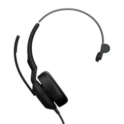 Jabra Evolve2 50, USB C/A, MS жична моно слушалка, без Bluetooth