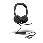 Jabra Evolve2 50 USB-C/A MS стерео жична слушалка без Bluetooth