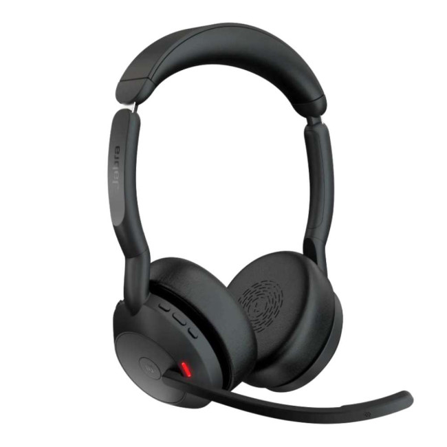 Jabra Evolve2 55 стерео слушалки, Bluetooth, Link380c, MS, черен