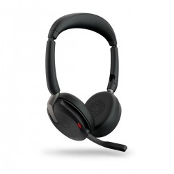 Jabra Evolve2 65 Flex стерео слушалки, Bluetooth, USB-A, UC, ANC, черни