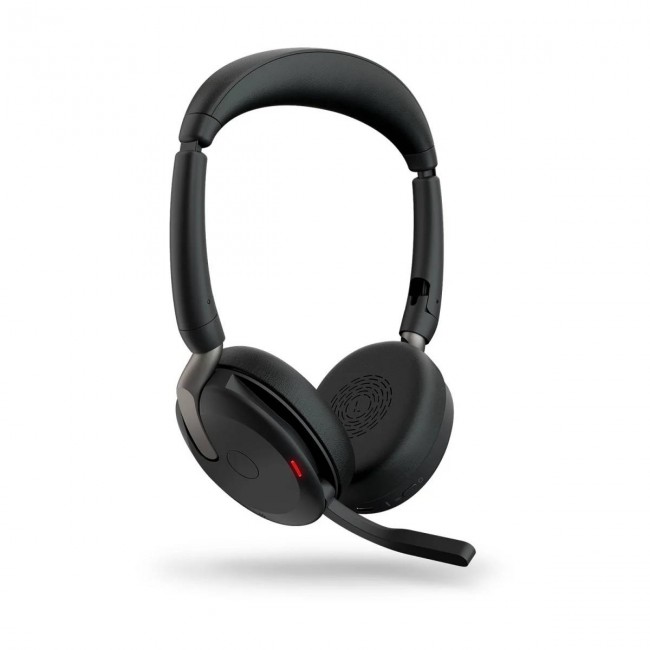 Jabra Evolve2 65 Flex стерео слушалки, Bluetooth, USB-A, UC, ANC, черни