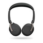 Jabra Evolve2 65 Flex стерео слушалки, Bluetooth, USB-A, UC, ANC, черни