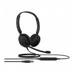 Jabra Evolve 10 – стерео слушалки с USB-A, черни