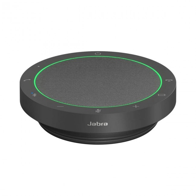 Jabra Speak2 55 UC конферентен говорител, 4 микрофона, Bluetooth 5.1, USB-C/USB-A, тъмносив Jabra Speak2 55 UC конферентен говорител, 4 микрофона, Bluetooth 5.1, USB-C/USB-A, тъмносив