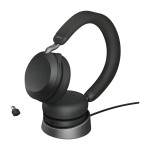 Jabra Evolve2 75 UC слушалки с ANC, Bluetooth 5.2, Link 380, USB-C и стойка за зареждане, черни Jabra Evolve2 75 UC слушалки с ANC, Bluetooth 5.2, Link 380, USB-C и стойка за зареждане, черни