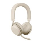 Jabra EVOLVE2 75 Link390c UC безжични слушалки с микрофон, бежови Jabra EVOLVE2 75 Link390c UC безжични слушалки с микрофон, бежови
