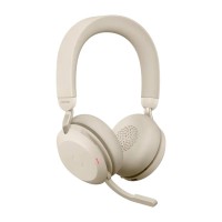 Jabra EVOLVE2 75 Link390c UC безжични слушалки с микрофон, бежови