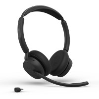Jabra Evolve3 45 Stereo безжични стерео слушалки с ANC, LINK 390a, MS, черни
