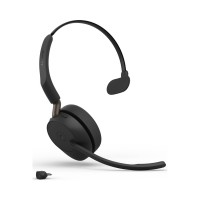 Jabra Evolve3 45 Mono безжична моно слушалка с ANC, LINK 390c, MS, черна