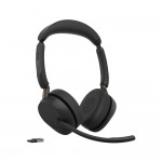 Jabra Evolve3 65 Stereo безжични стерео слушалки със зарядна стойка, ANC, LINK 390a, UC, черни Jabra Evolve3 65 Stereo безжични стерео слушалки със зарядна стойка, ANC, LINK 390a, UC, черни