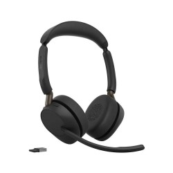 Jabra Evolve3 65 Stereo безжични стерео слушалки с ANC, LINK 390a, UC, черни