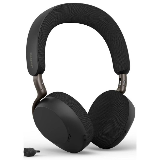 Jabra Evolve3 75 безжични on-ear слушалки UC, Link 390c, черен