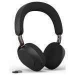 Jabra Evolve3 75 безжични on-ear слушалки UC, Link 390a, черни