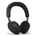 Jabra Evolve3 75 безжични on-ear слушалки UC, Link 390c, безжична зарядна подложка (WLC), черни 