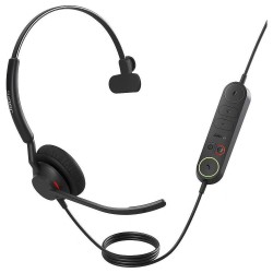 Jabra Engage 40, Inline Link, USB C/A, MS моно слушалка