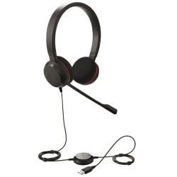 Jabra EVOLVE 20 MS, NC, USB-C/A стерео слушалки 