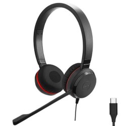 Jabra Evolve 20 SE Stereo MS USB C/A жична слушалка