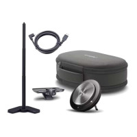 Jabra PanaCast Meet Anywhere, видеоконферентна система, комплект камера Jabra PanaCast + говорител Jabra Speak 750 + стойка, MS, 180°, 1.8 м кабел, 4K