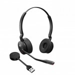 Jabra Engage 55 SE безжични стерео слушалки, UC, USB-A, Link 400a Jabra Engage 55 SE безжични стерео слушалки, UC, USB-A, Link 400a