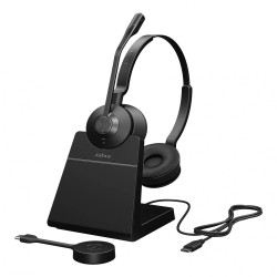Jabra Engage 55 SE, UC Stereo, Link400c безжични слушалки със стойка