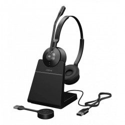Jabra Engage 55 SE безжични стерео слушалки със стойка, MS, Link400a