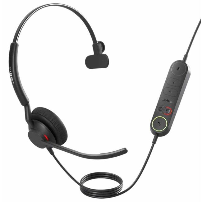 Jabra Engage 40 моно слушалка, UC, USB-C, черна