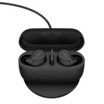 Jabra Evolve2 Buds слушалки, True Wireless, UC, USB-A, зарядна поставка, черни