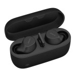 Jabra Evolve2 Buds слушалки, True Wireless, MS, USB-A, зарядна поставка, черни