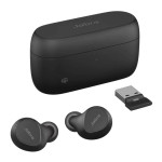 Jabra Evolve2 Buds слушалки, True Wireless, MS, USB-A, зарядна поставка, черни