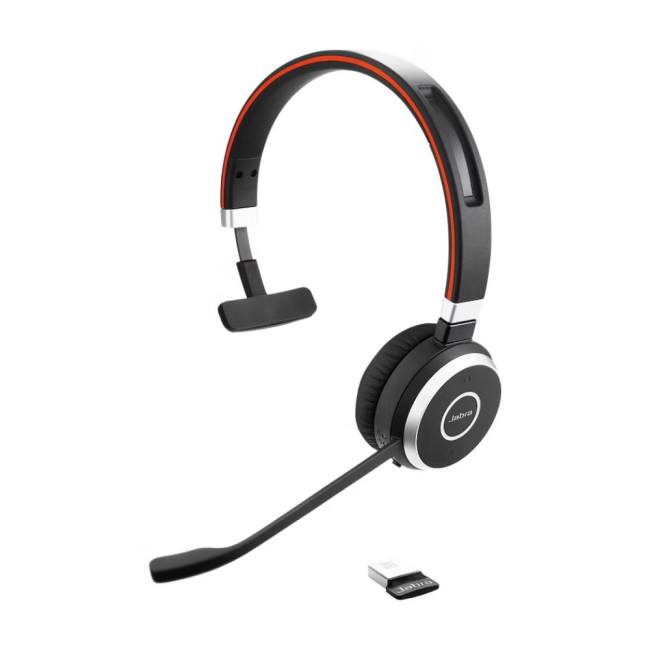 Jabra EVOLVE 65 SE моно слушалка, MS, Bluetooth, USB-A