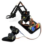 Keyestudio 4DOF Robot Arm Microbit Learning Kit Robot Arm Kit DIY Robot STEM Programming роботизирана ръка