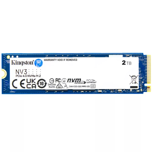 Kingston NV3 2TB M.2 2280 PCIe 4.0 NVMe SSD диск 