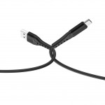 Lemontti Bending Aluminum Fast Charge USB-A към USB-C кабел, 2 m, черен Lemontti Bending Aluminum Fast Charge USB-A към USB-C кабел, 2 m, черен