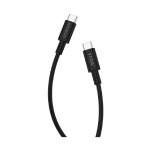Lemontti кабел с бързо зареждане Type-C към Type-C, PD 100W, 2 м, Черен