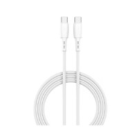 Lemontti Wind Type-C към Type-C кабел, PD 65W, 1.2 м, бял