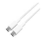 Lemontti Type-C към Type-C кабел, PD 100W, 1.2 м, бял