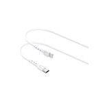 Lemontti Wind кабел за бързо зареждане Type-C към Lightning, PD 30W, 1.2 м, бял