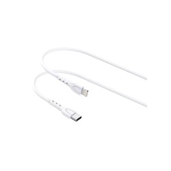 Lemontti Wind кабел за бързо зареждане Type-C към Lightning, PD 30W, 1.2 м, бял