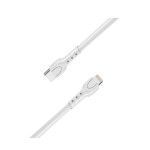 Lemontti Wind кабел за бързо зареждане Type-C към Lightning, PD 30W, 1.2 м, бял