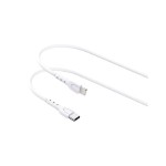 Lemontti Wind кабел за бързо зареждане Type-C към Lightning, PD 30W, 0.5 м, бял