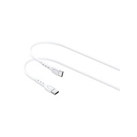 Lemontti Wind Type-C към Type-C кабел, PD до 65W, 0.5 м, бял