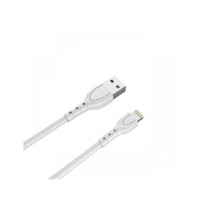 Lemontti Wind Кабел USB-A към Lightning, 0.5 м, Бял