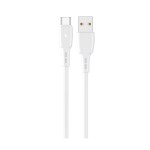 Lemontti Wind кабел за бързо зареждане USB-A към Type-C, 1.2 м, бял Lemontti Wind кабел за бързо зареждане USB-A към Type-C, 1.2 м, бял