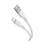 Lemontti Wind кабел за бързо зареждане USB-A към Type-C, 1.2 м, бял Lemontti Wind кабел за бързо зареждане USB-A към Type-C, 1.2 м, бял