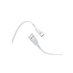 Lemontti Wind кабел за бързо зареждане USB-A към Type-C, 1.2 м, бял Lemontti Wind кабел за бързо зареждане USB-A към Type-C, 1.2 м, бял