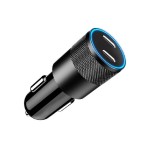 Lemontti 60W автомобилно зарядно Fast Charge с 2x Type-C PD порта, черно