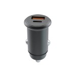 Lemontti 65W зарядно за автомобил Fast Charge с 2x Type-C PD + USB-A QC, черно