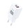 Lemontti GaN Dual Port мрежово зарядно устройство 25W (USB-C + USB-A), бяло
